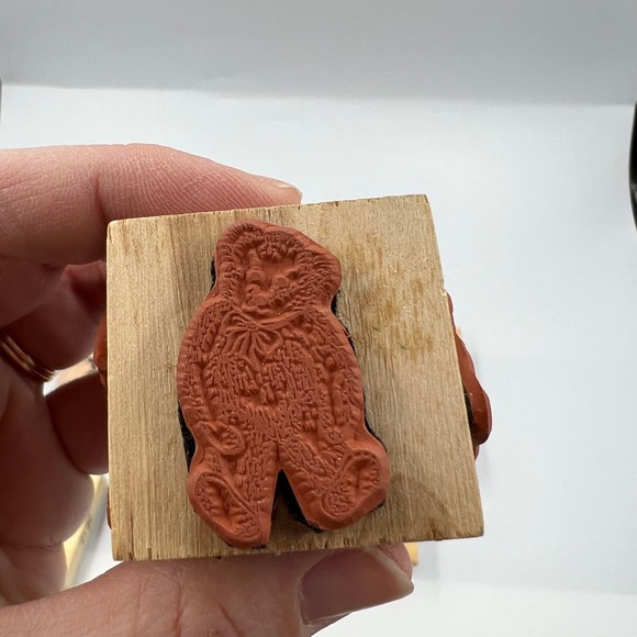 Vintage Lot Rubber Stamps Paper Crafts 14 Pieces Junk Journaling - Picture 10 of 11